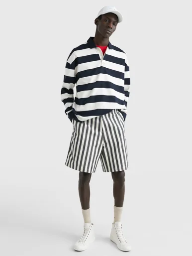 TOMMY HILFIGER Quần Ngắn Nam Bermuda Brethon Stripe