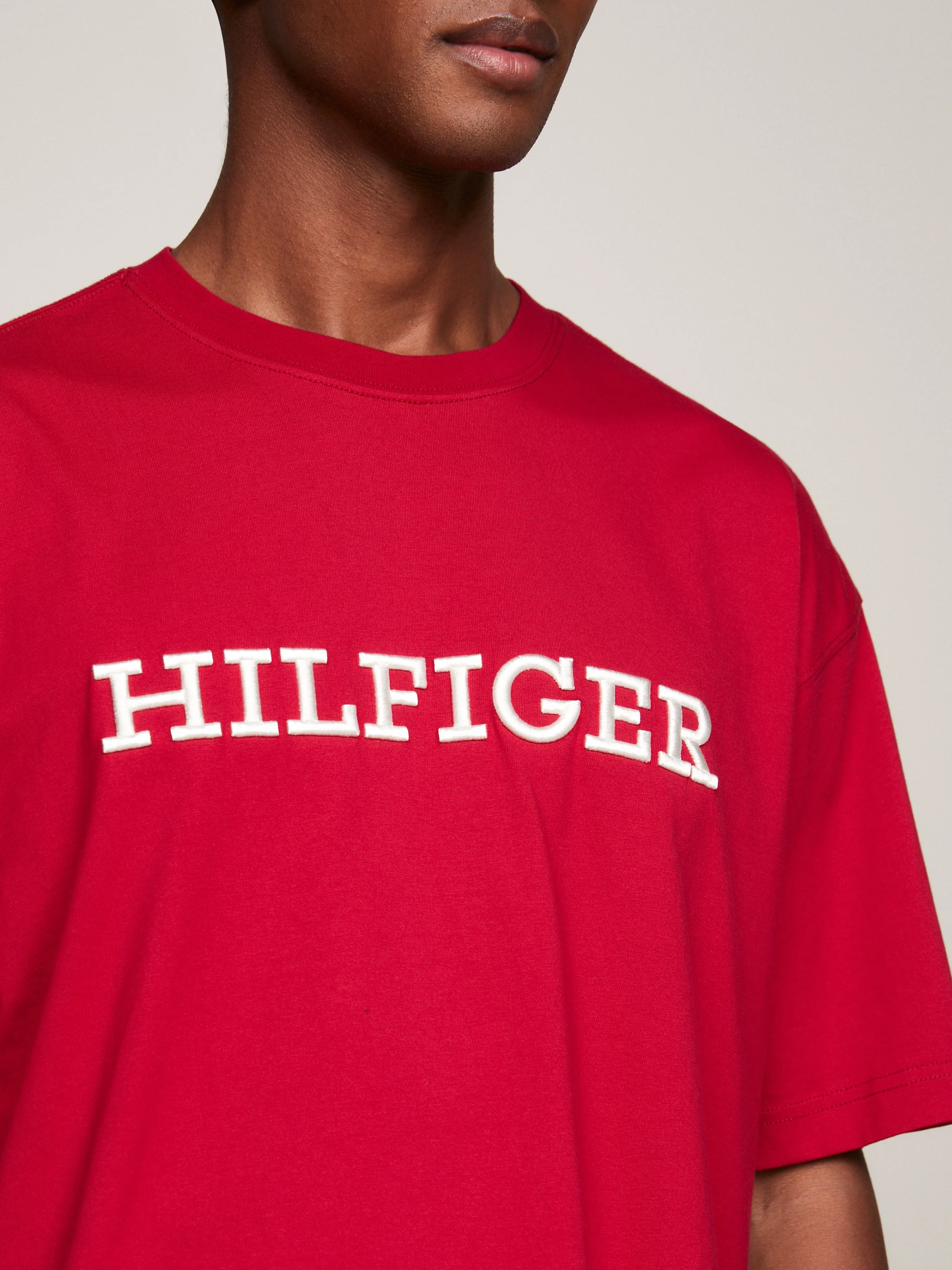 TOMMY HILFIGER Áo Thun Nam Tay Ngắn Monotype Embro Archive Tee