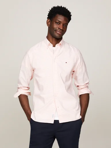 TOMMY HILFIGER Áo Sơ Mi Nam Tay Dài 1985 Oxford Gingham RF Shirt