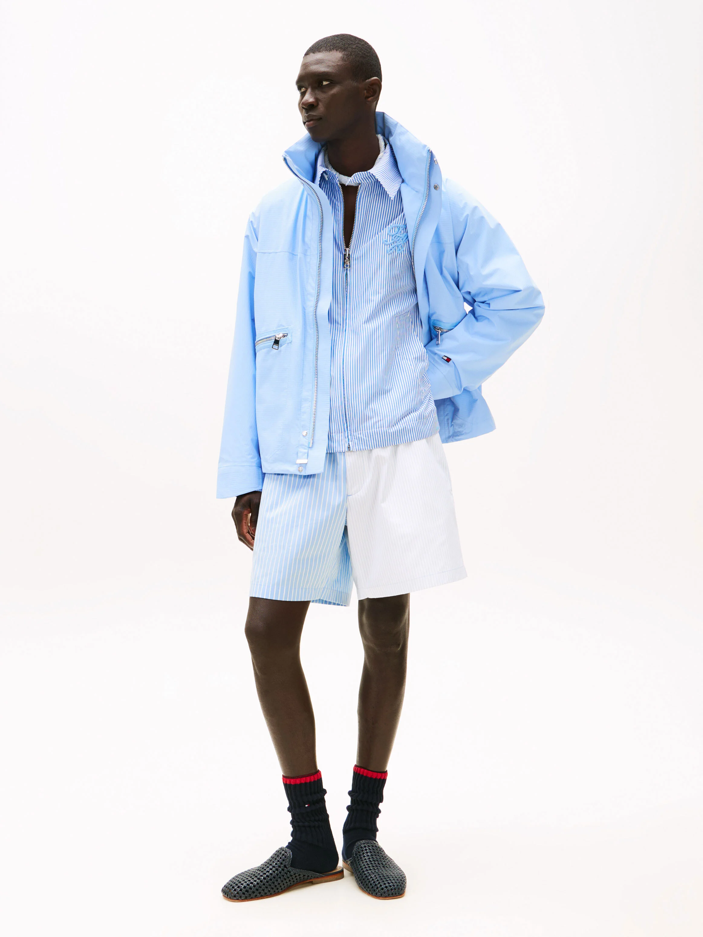 TOMMY HILFIGER Quần Ngắn Nam NYFW Trunk Short Col Blck Strp
