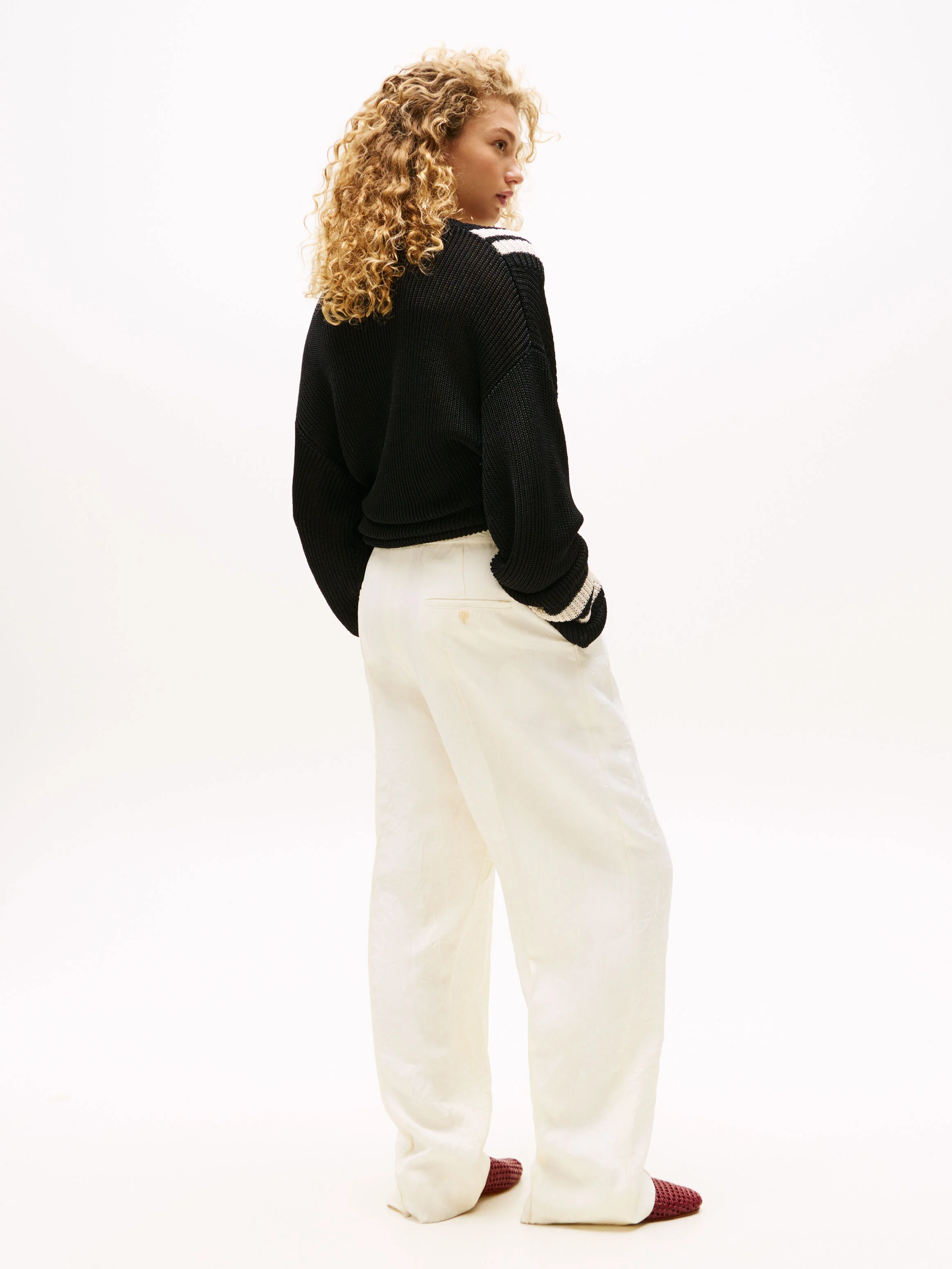 TOMMY HILFIGER Quần Dài Nữ NYFW Tailored Pants W Pintuck