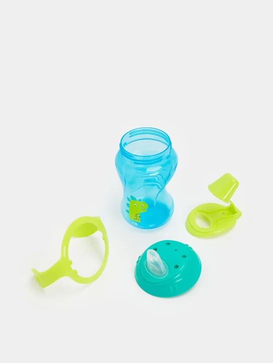 mothercare Bình tập uống nước cho bé chống tràn - khủng long 260ml/ 9oz