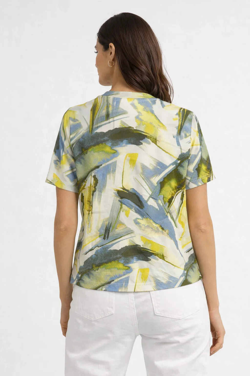 DKNY Áo Thun Nữ S/S Prntd Studed Logo Shirt