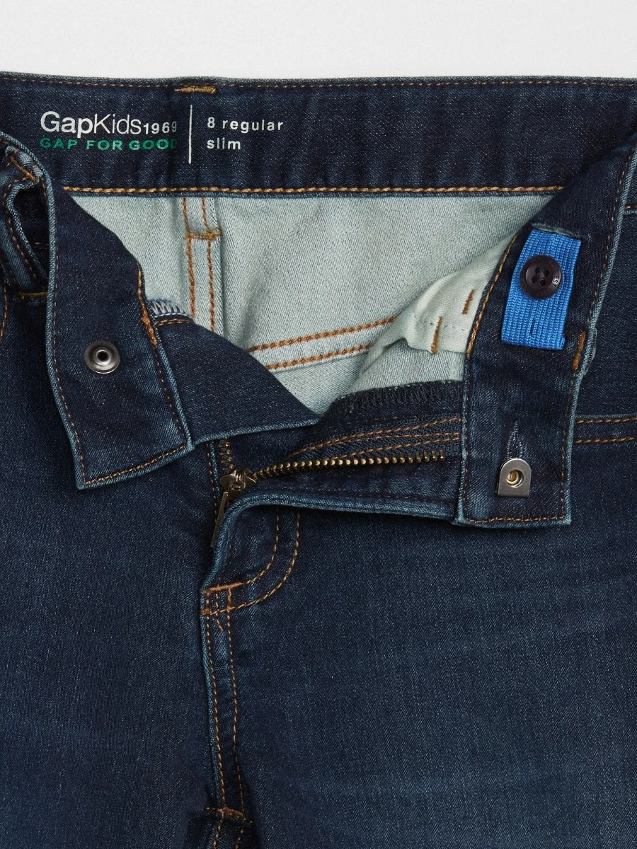 GAP Quần Jeans Dài Bé Trai - Slim Fit