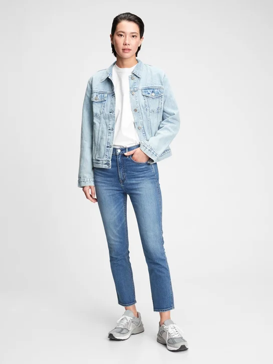 GAP Quần Jeans Dài Nữ - High Rise Vintage Slim