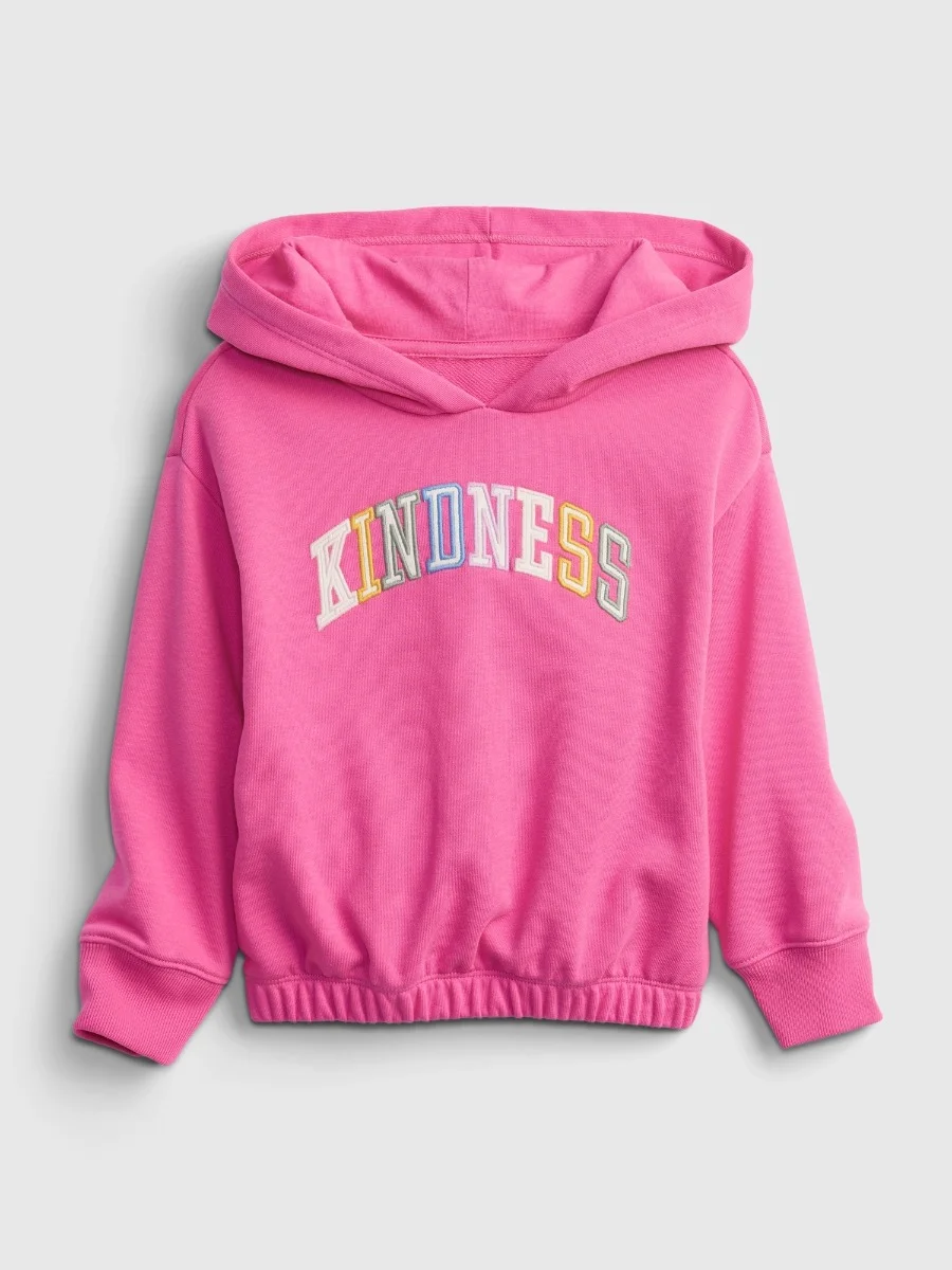 GAP - Áo Hoodie Em Bé Gái Toddler - KINDNESS GRAPHIC