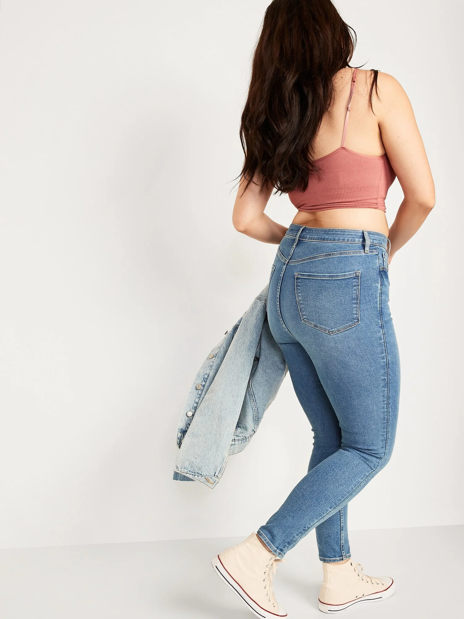 OLD NAVY Quần Jean Nữ Cạp Cao