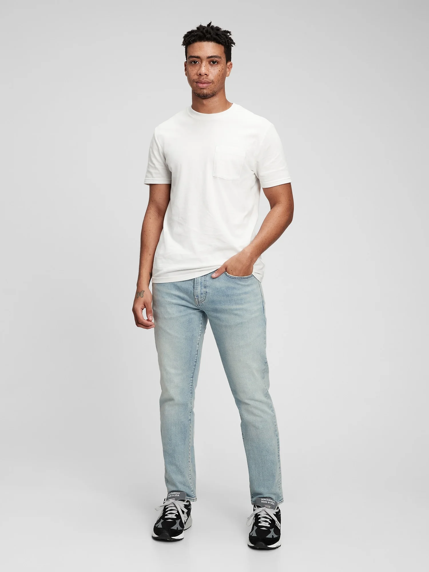 GAP Quần Jeans Dài Nam - Slim Fit