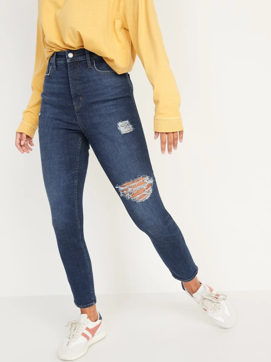 OLD NAVY Quần Jean Nữ Cạp Cao