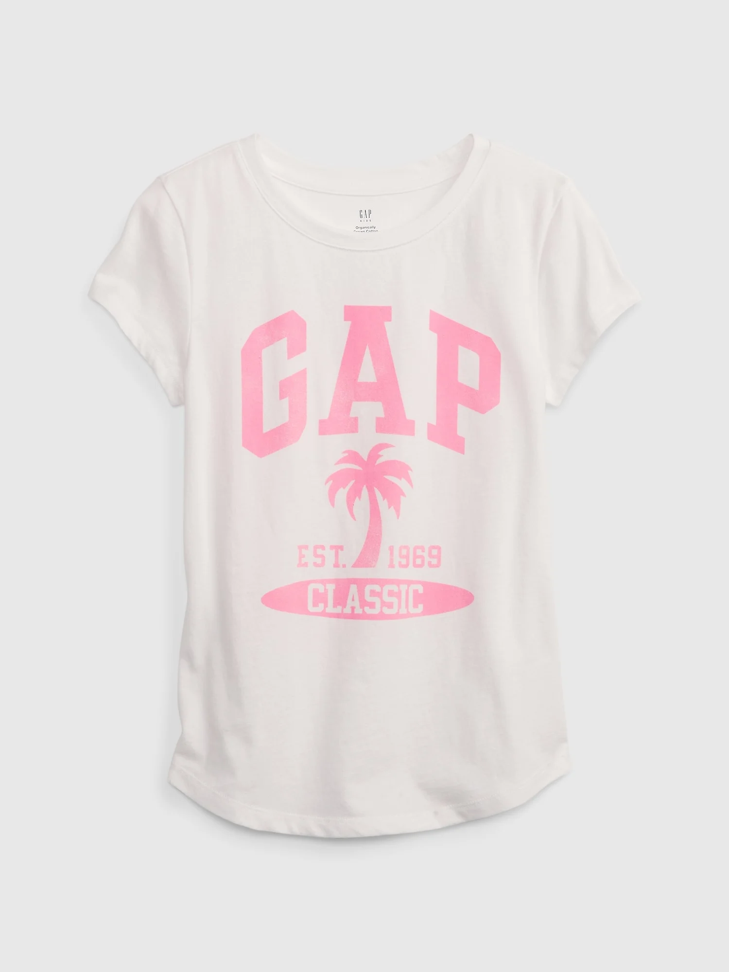 GAP Áo Thun Tay Ngắn Bé Gái - Logo Graphic
