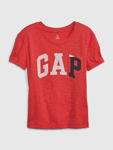 GAP Áo Thun Tay Ngắn Bé Gái - Logo Graphic