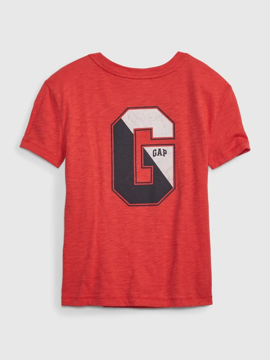 GAP Áo Thun Tay Ngắn Bé Gái - Logo Graphic