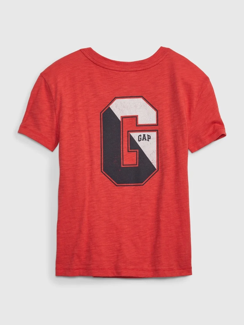GAP Áo Thun Tay Ngắn Bé Gái - Logo Graphic