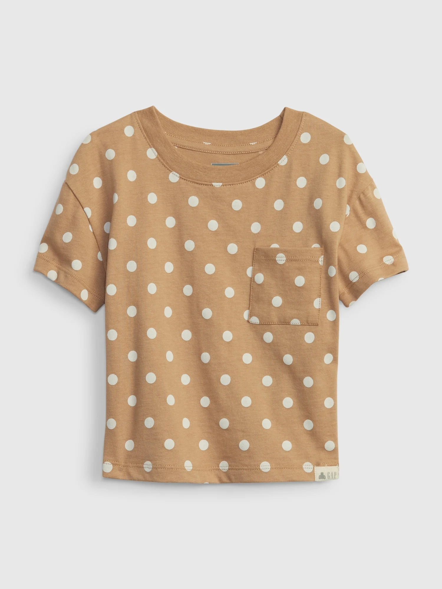 GAP Áo Thun Tay Ngắn Em Bé Gái Toddler - Pocket Tee