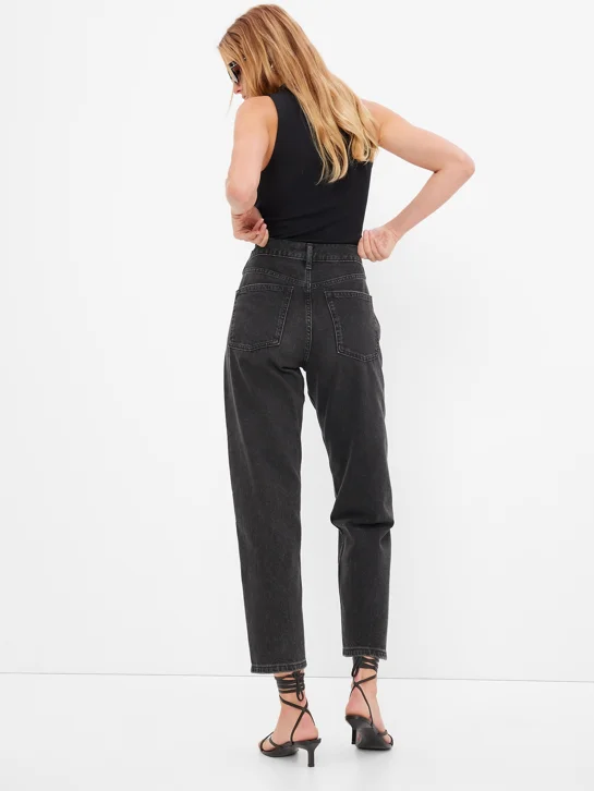 GAP Quần Jeans Dài Nữ - High Rise Barrel