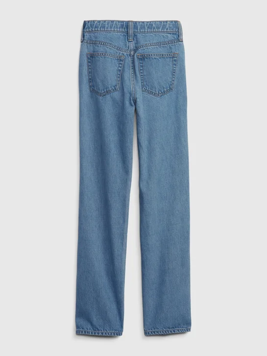 GAP Quần Jeans Dài Bé Gái - High Rise Loose