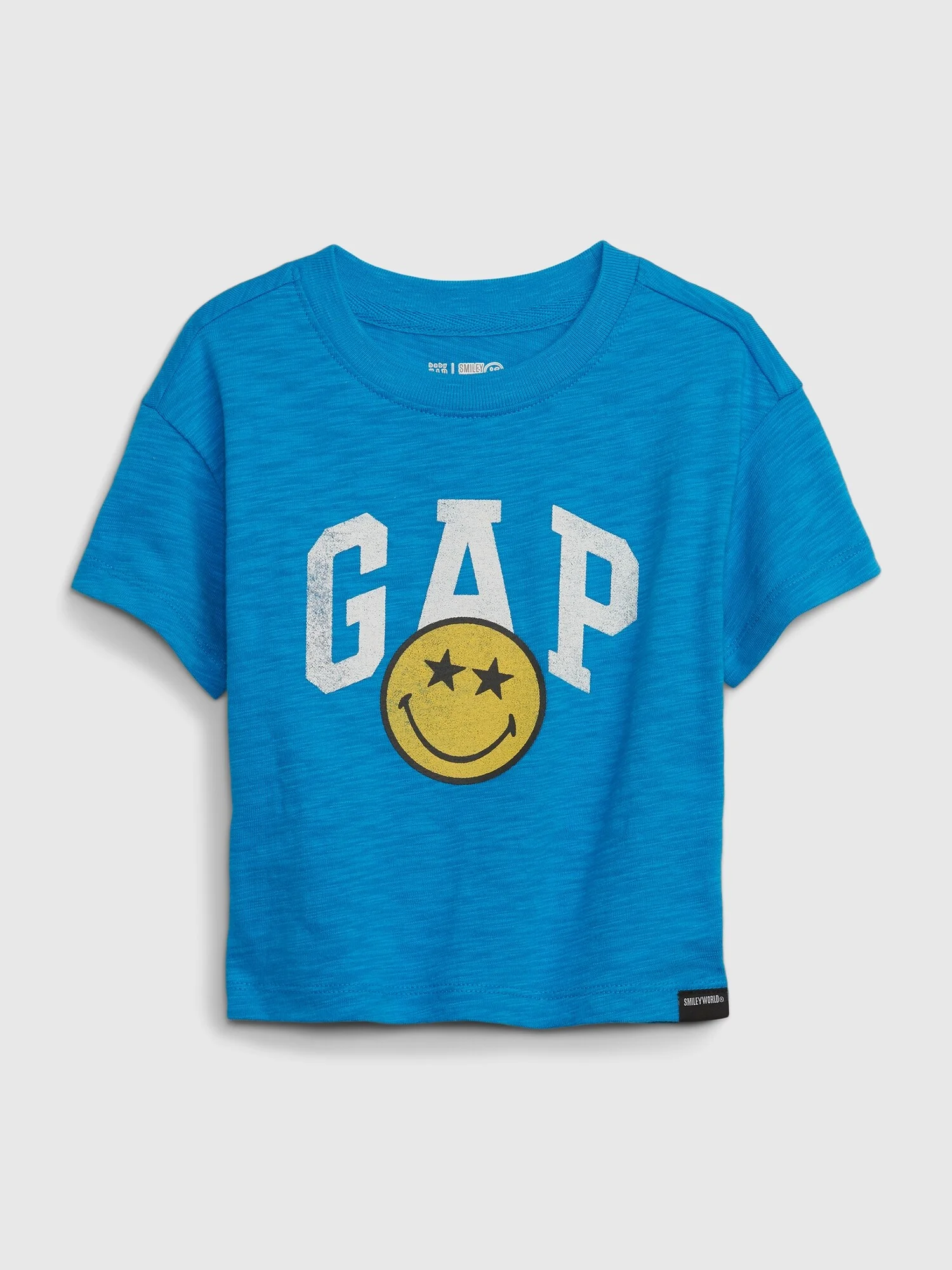 GAP Áo Thun Tay Ngắn Em Bé Gái Toddler - Logo Smiley Graphic