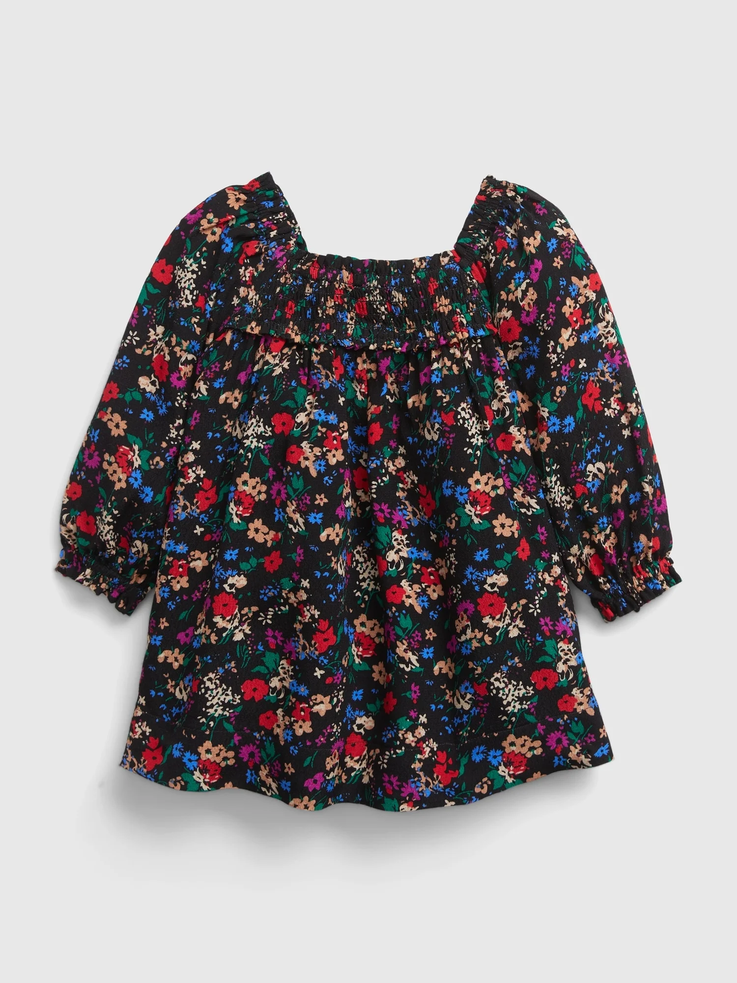 GAP Đầm Vải Em Bé Gái - Smocked Dress
