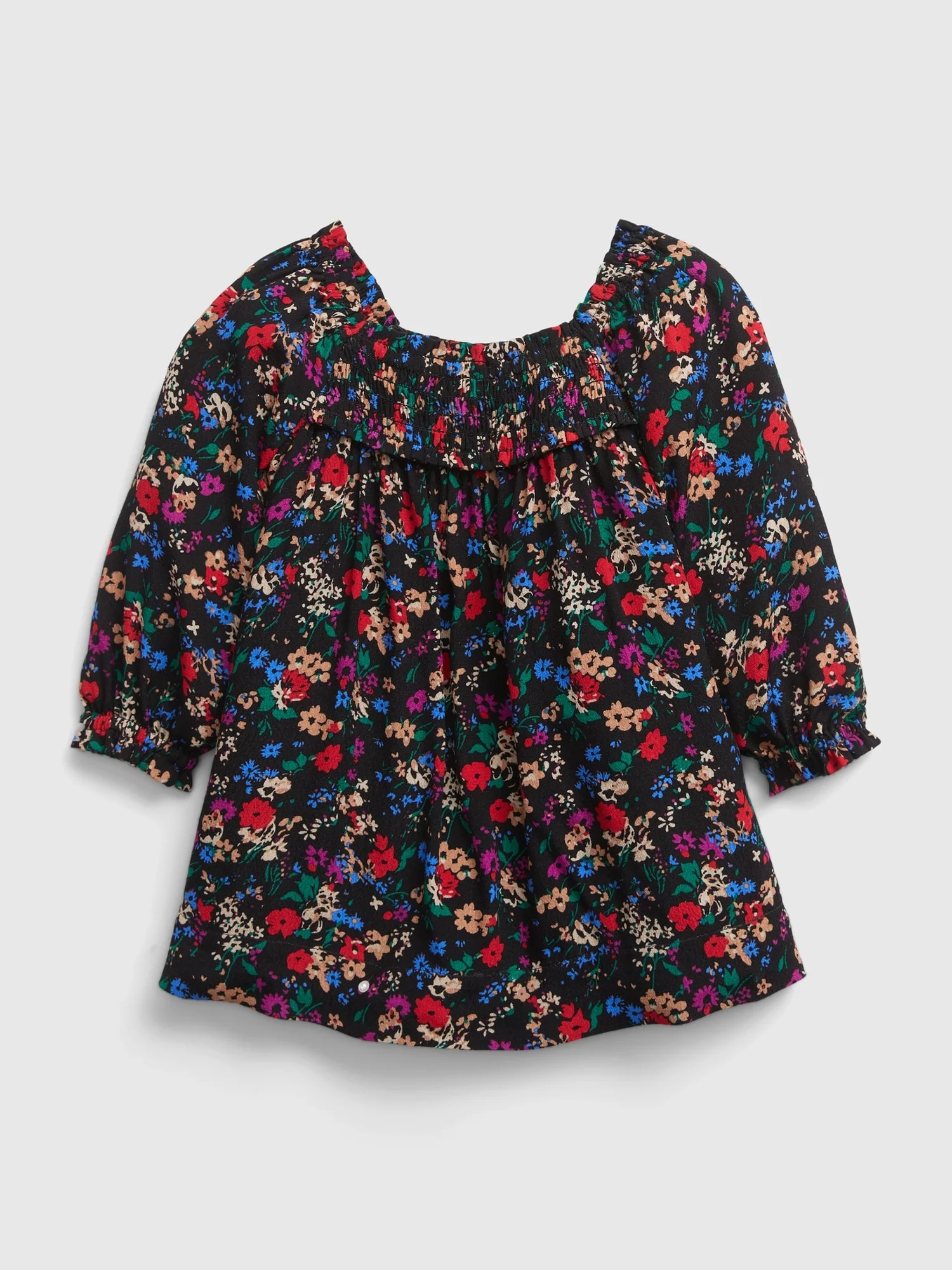GAP Đầm Vải Em Bé Gái - Smocked Dress