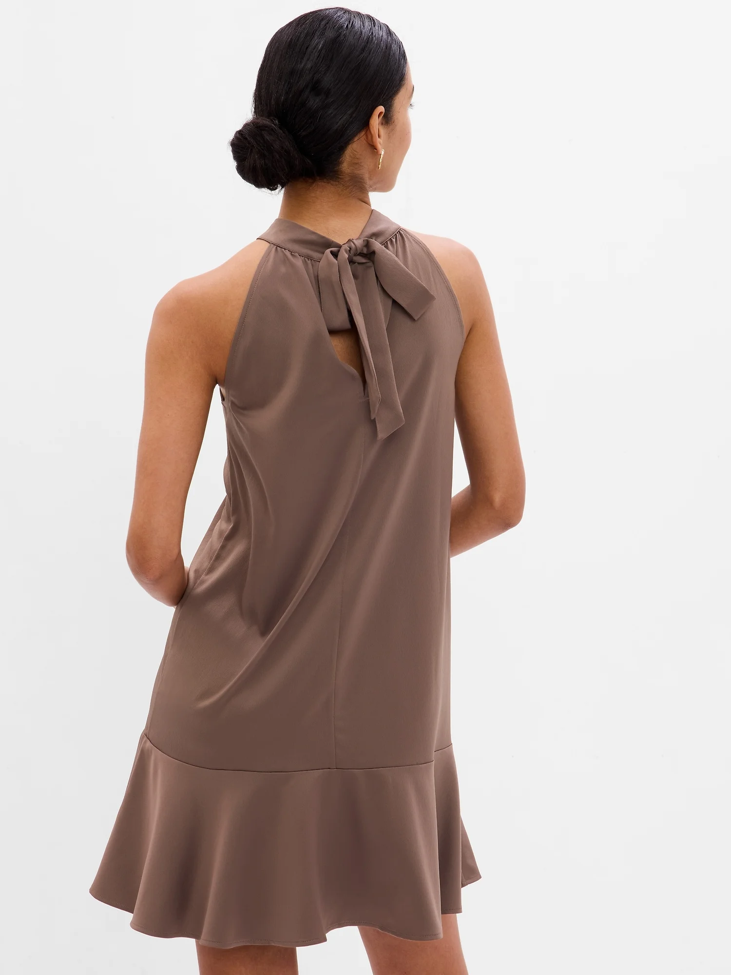 GAP Đầm Vải Nữ - Satin Tie Back Mini