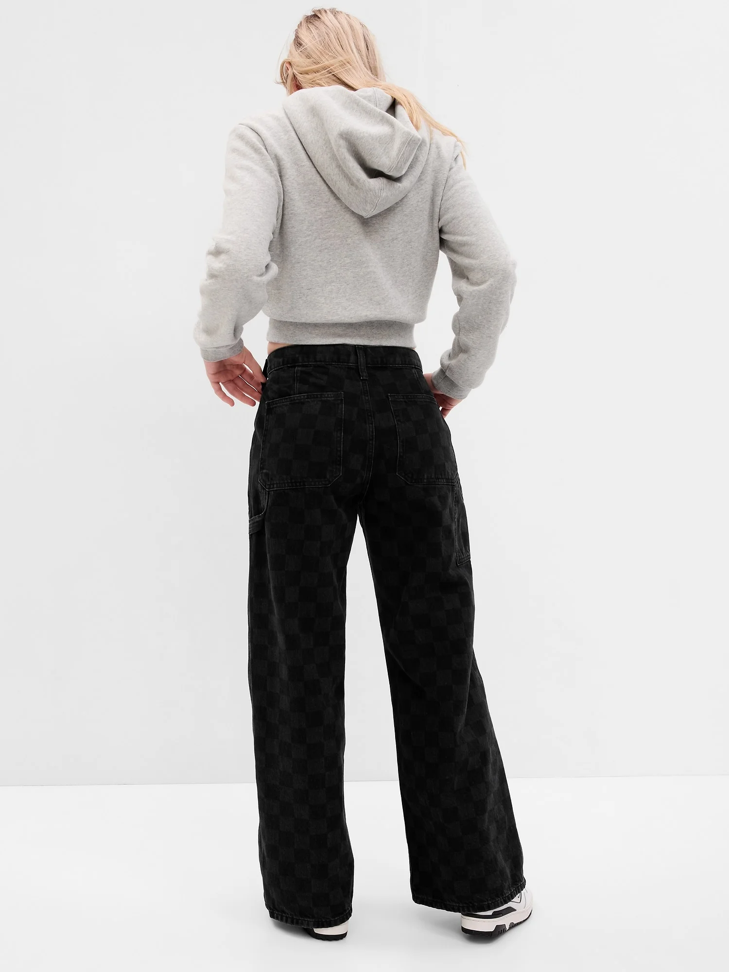 GAP Quần Jeans Dài Bé Gái - Mid Rise Wide Leg