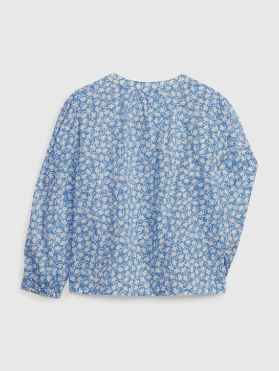 GAP Áo Sơ Mi Tay Dài Em Bé Gái Toddler