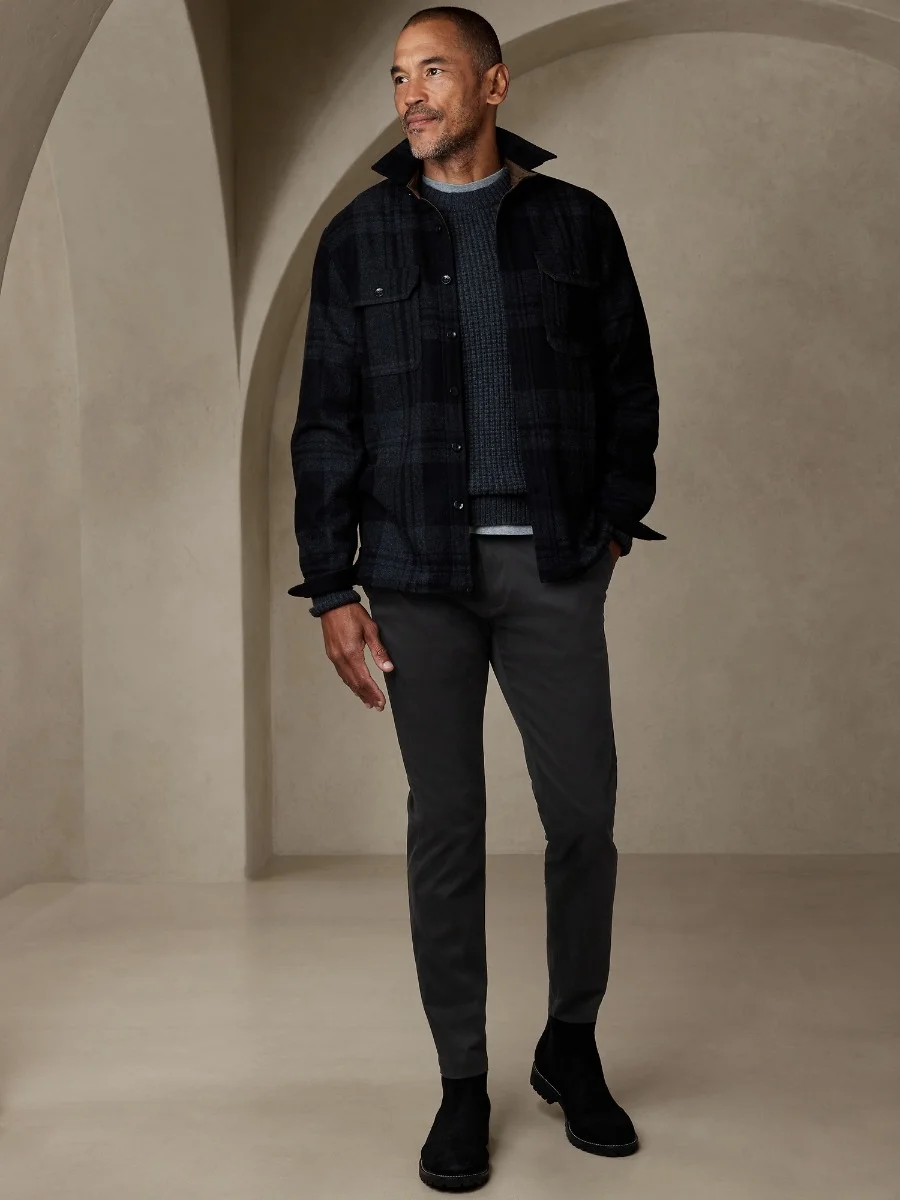 BANANA REPUBLIC Quần Dài Nam New Slim Rmc