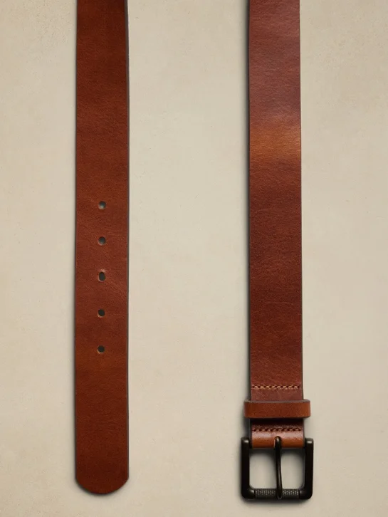 BANANA REPUBLIC Thắt Lưng Nam Tumbled Leather Denim Belt