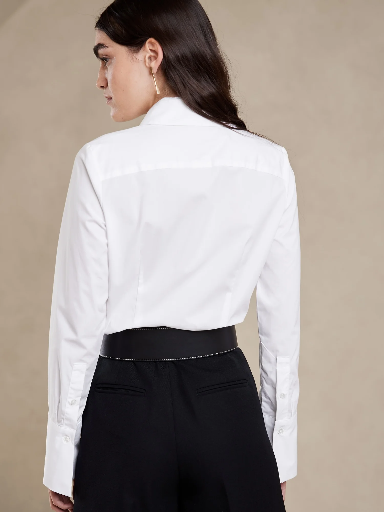 BANANA REPUBLIC Áo Sơ Mi Tay Dài Nữ Ls Long Cuff Riley