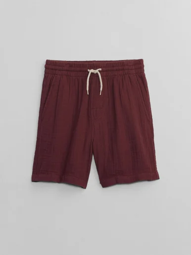GAP Quần Short Vải Bé Trai - Gauze Fashion Short