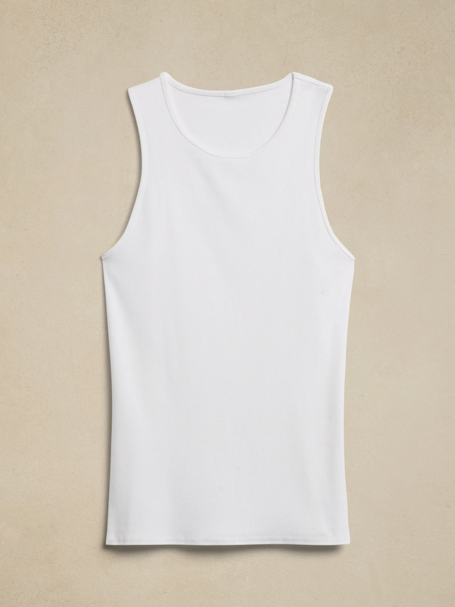 BANANA REPUBLIC Áo Thun Không Tay Nữ Sl 2X2 Rib Cut
