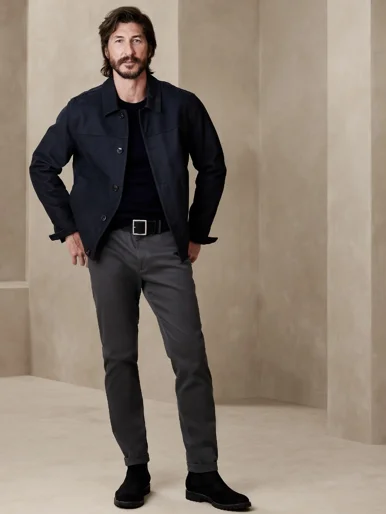 BANANA REPUBLIC Quần Dài Nam New Slim Rmc