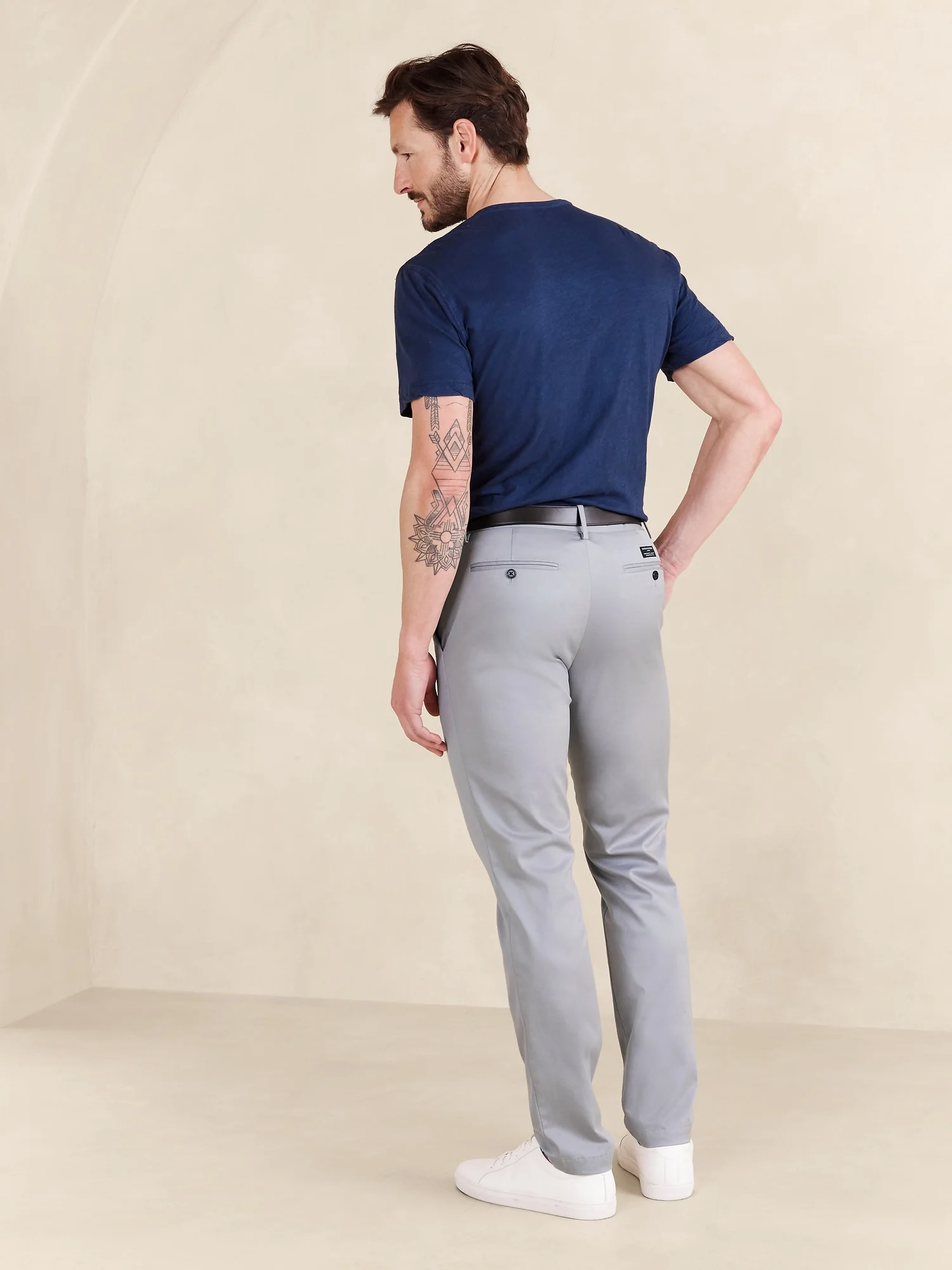 BANANA REPUBLIC Quần Dài Nam New Slim Rmc