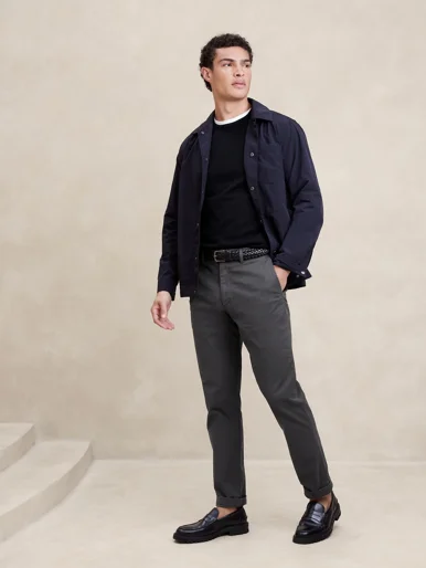 BANANA REPUBLIC Quần Dài Nam V Slim Lived-In Chino