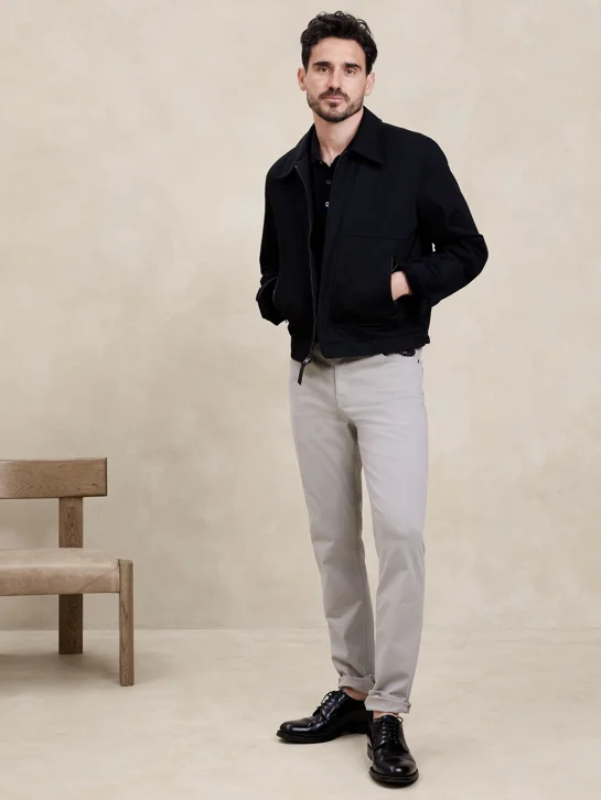 BANANA REPUBLIC Quần Dài Nam Slim Twill Tra