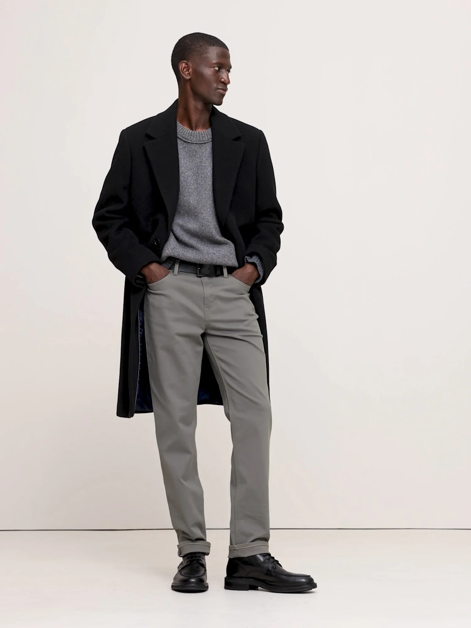 BANANA REPUBLIC Quần Dài Nam Slim Twill Tra