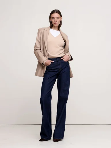 BANANA REPUBLIC Quần Jean Nữ Icon Wide Leg