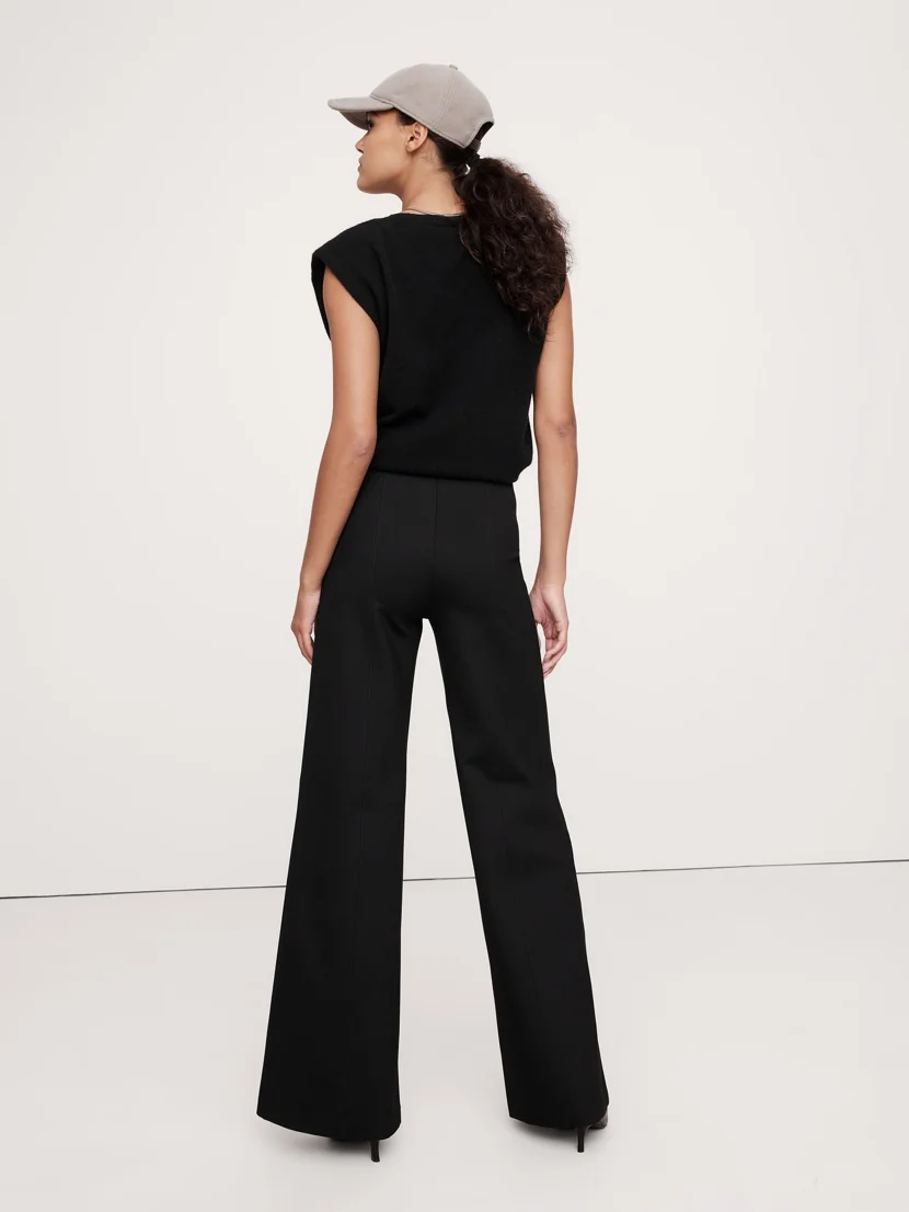 BANANA REPUBLIC Quần Dài Nữ Hr Wide Ponte