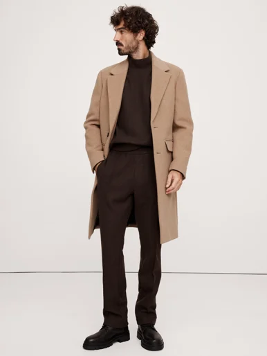 BANANA REPUBLIC Quần Nam Brushed Wool S
