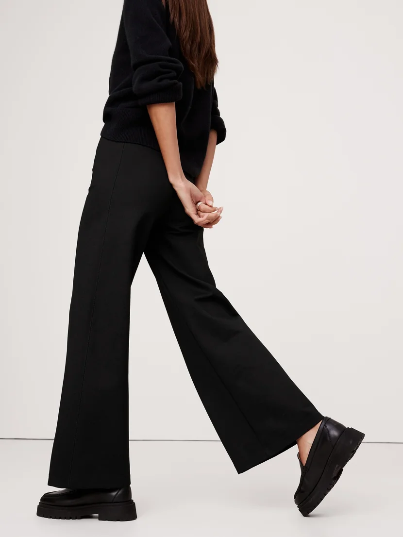 BANANA REPUBLIC Quần Dài Nữ Hr Ponte Wide