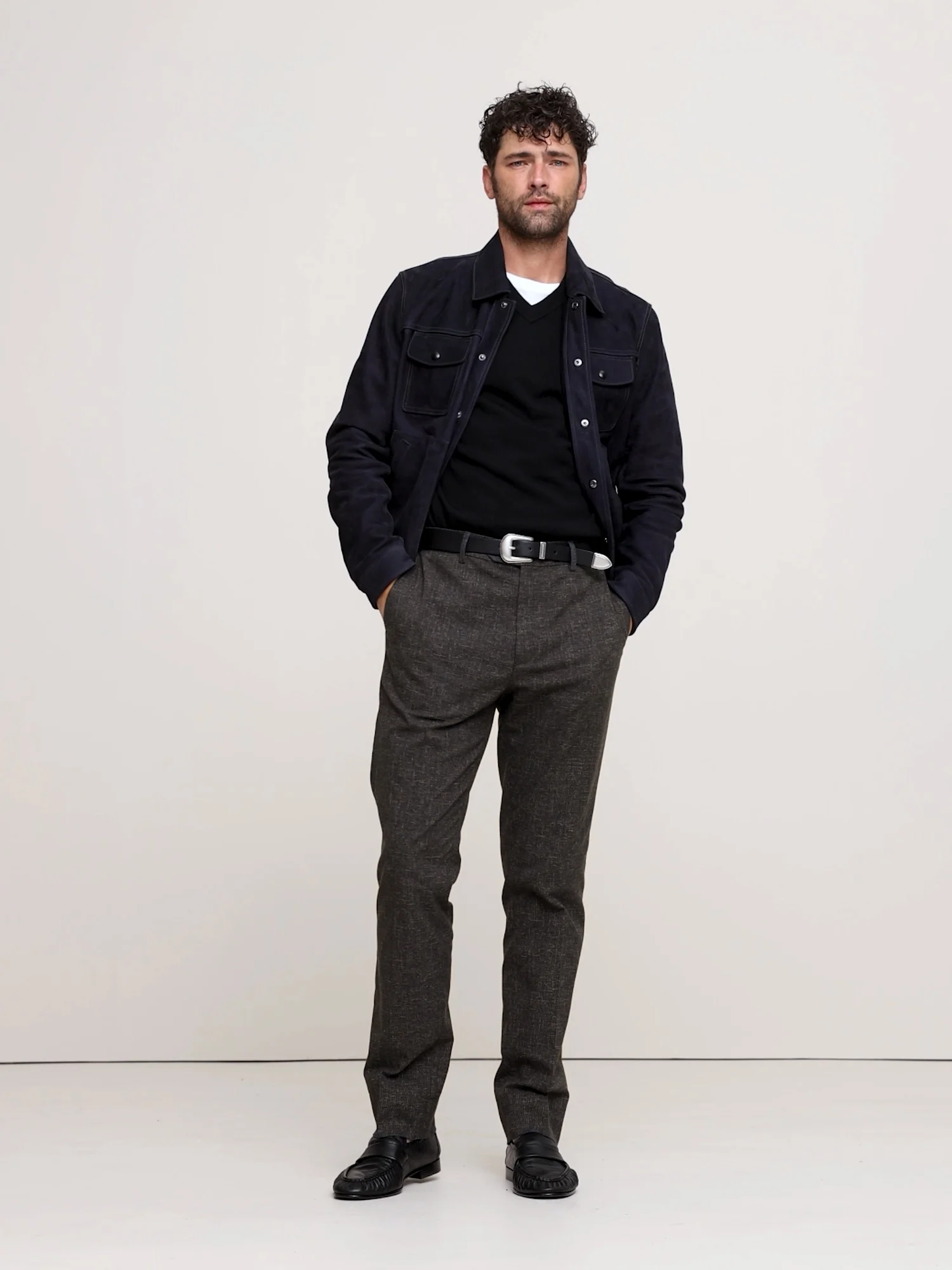 BANANA REPUBLIC Quần Dài Nam Slim Wrinkle-R