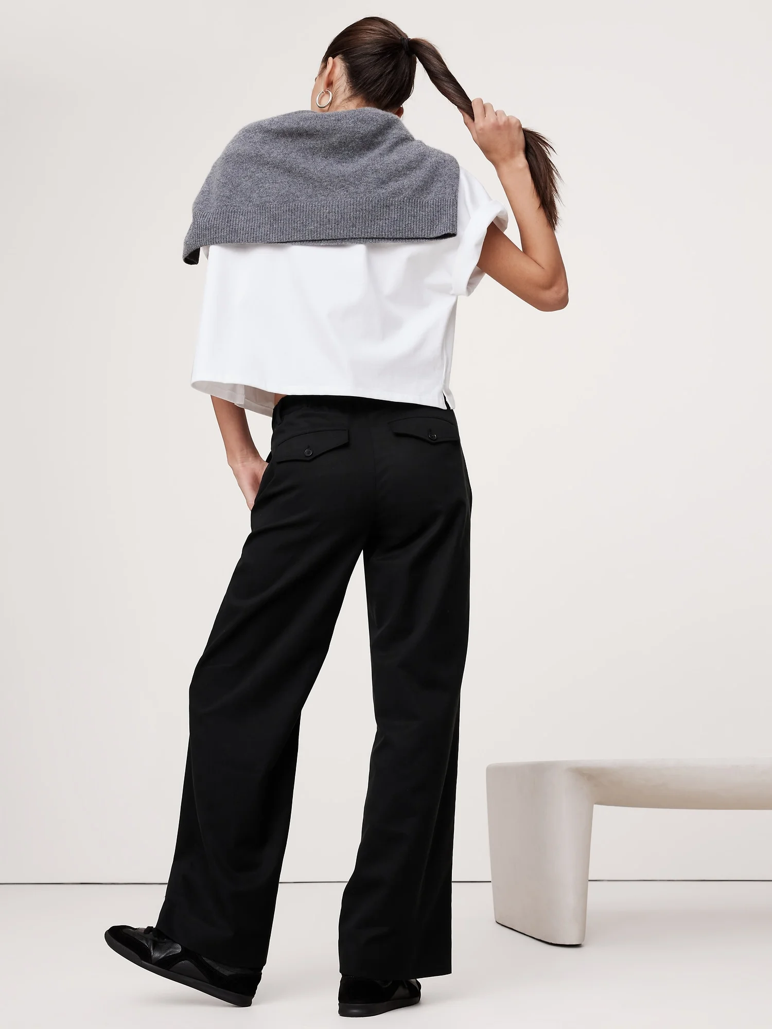 BANANA REPUBLIC Quần Dài Nữ Mr Everyday Wi