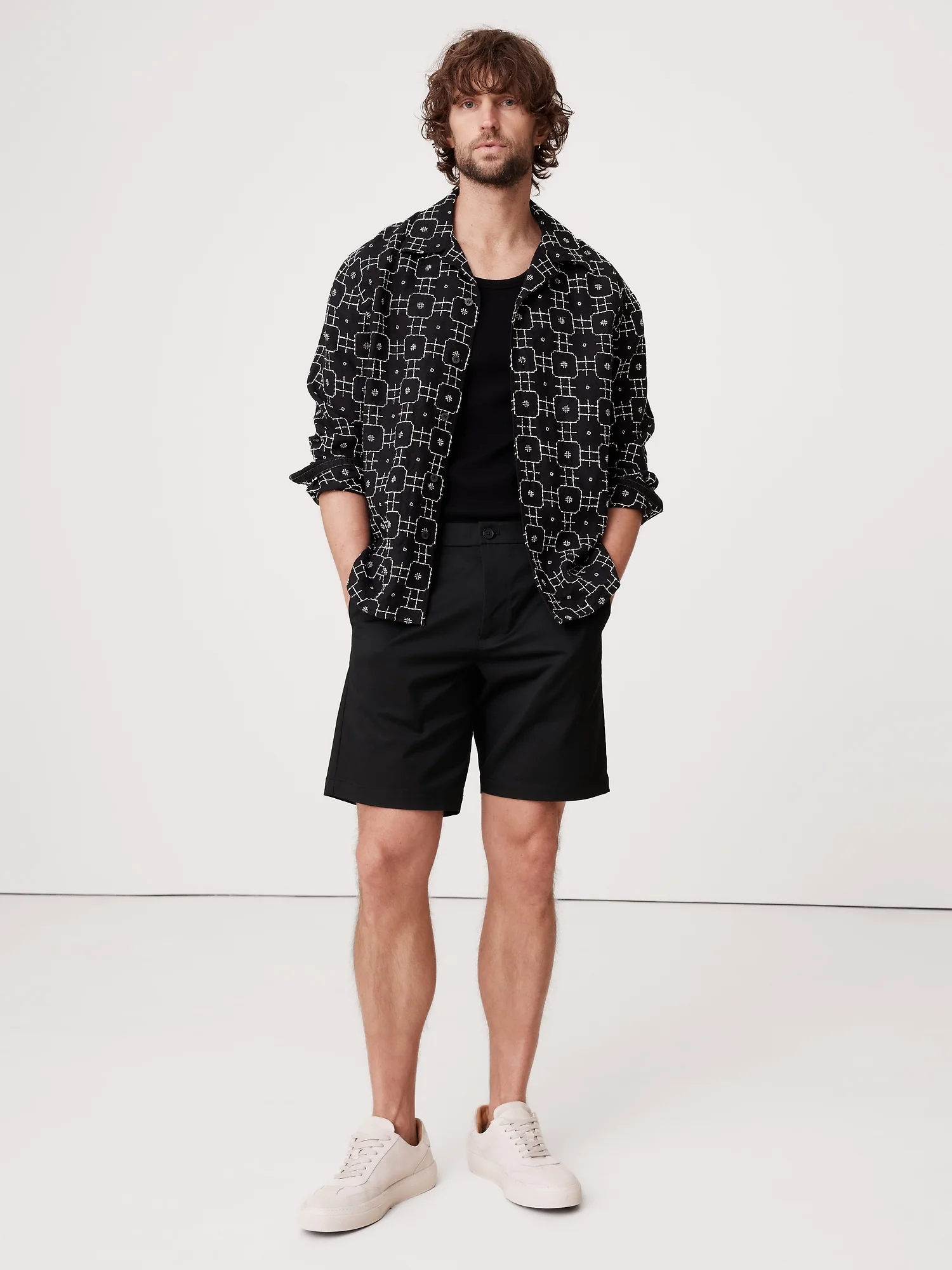 BANANA REPUBLIC Quần Short Nam 9 Inch Core Te