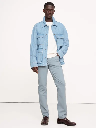 BANANA REPUBLIC Quần Dài Nam Slim Twill Tra