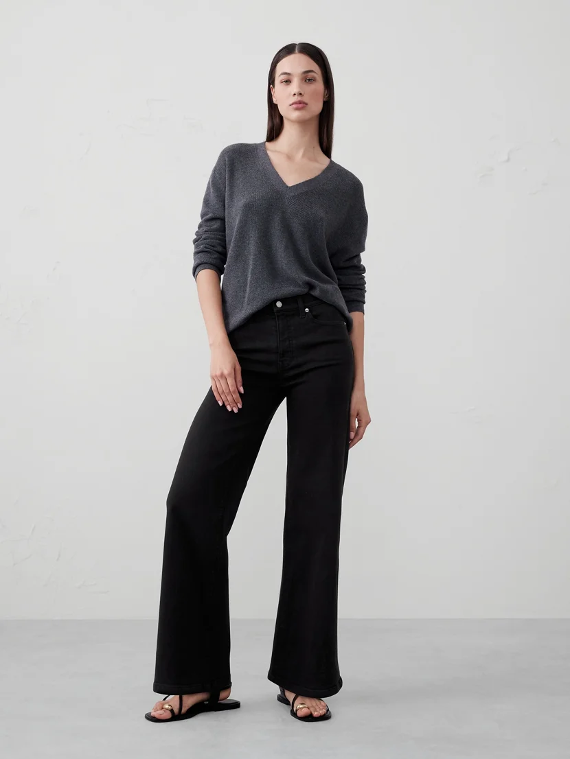 BANANA REPUBLIC Quần Denim Nữ V Hr Wide Leg