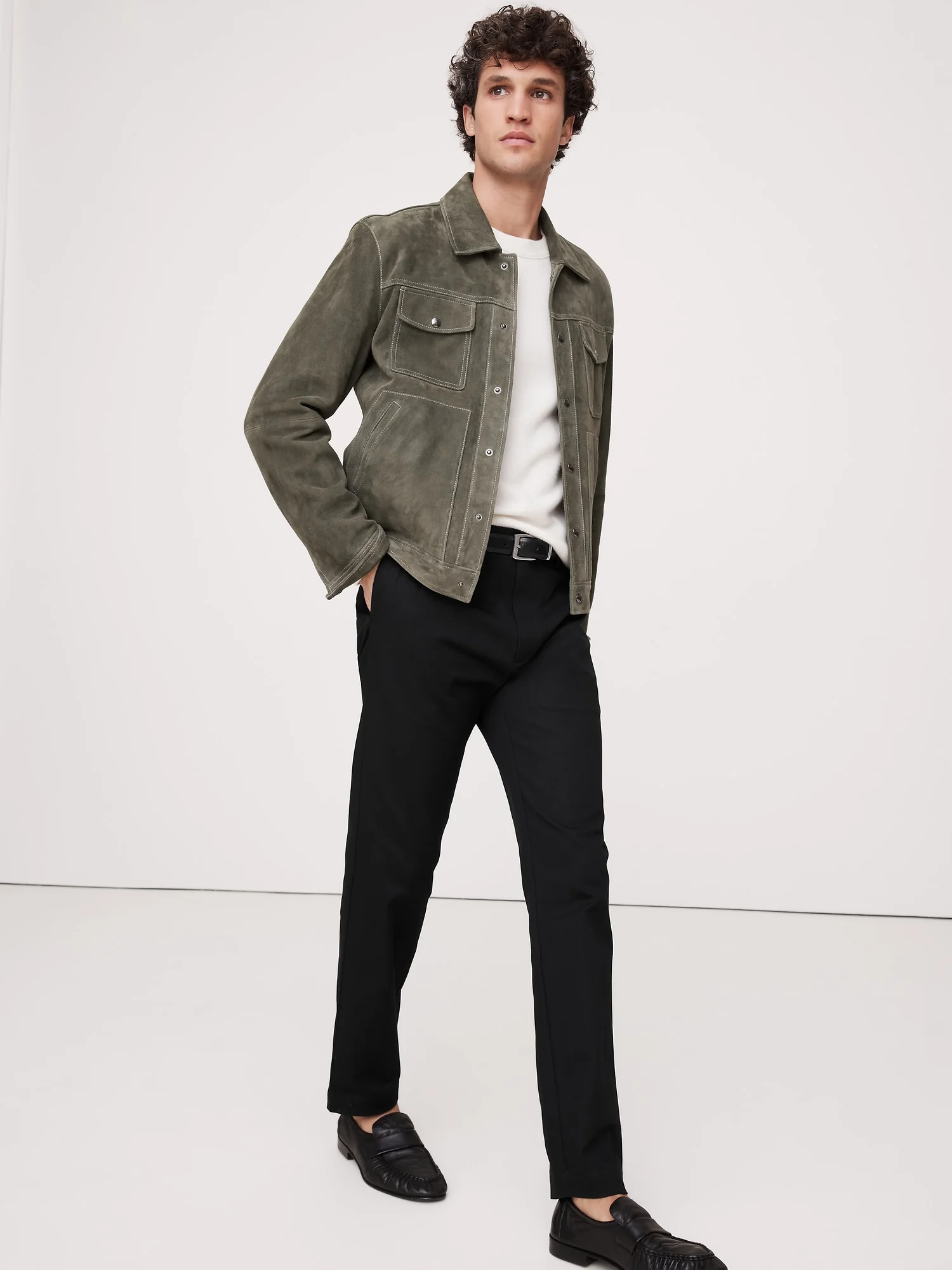 BANANA REPUBLIC Quần Dài Nam Slim Italian S