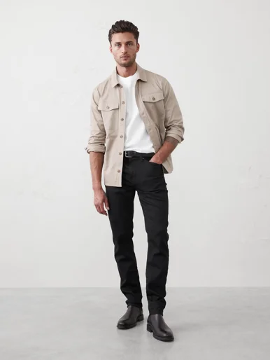 BANANA REPUBLIC Quần Jean Nam V Washwell Tra