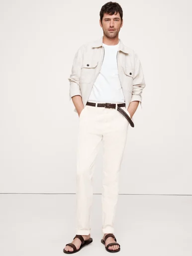 BANANA REPUBLIC Quần Dài Nam Slim Authentic