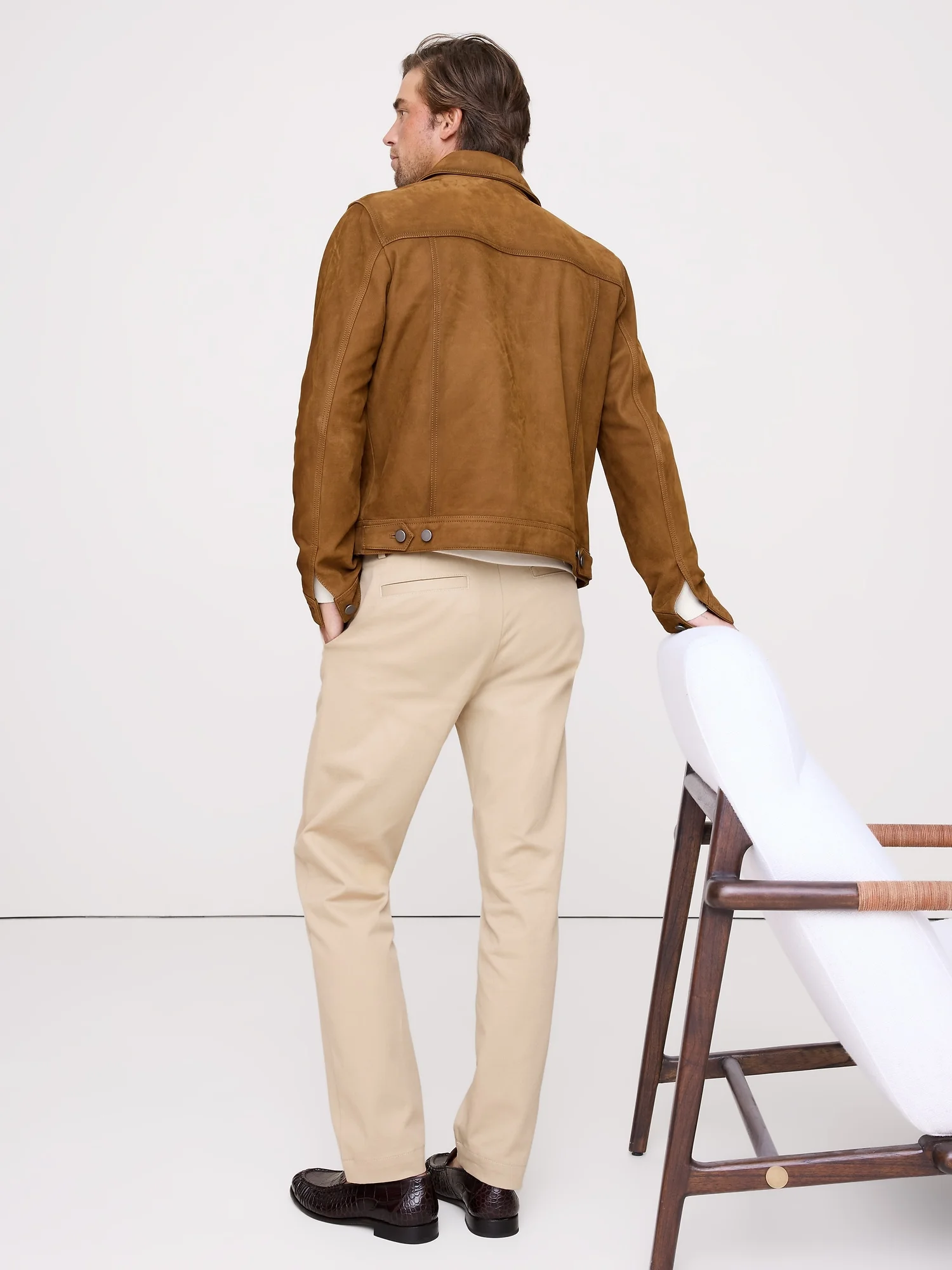 BANANA REPUBLIC Quần Dài Nam Slim Italian S
