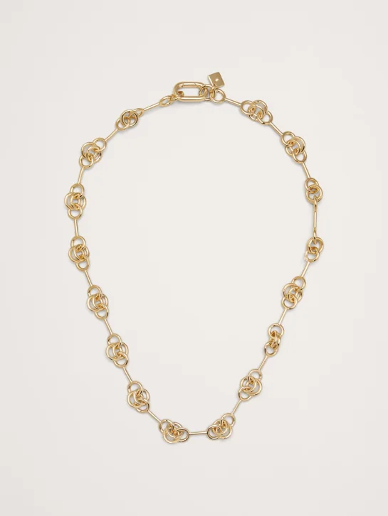 BANANA REPUBLIC Dây Chuyền Nữ Double Ring Ch